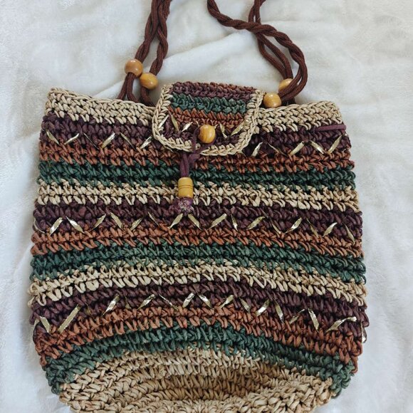Handbags - New Large Straw Tote Bag Large Beach Purse